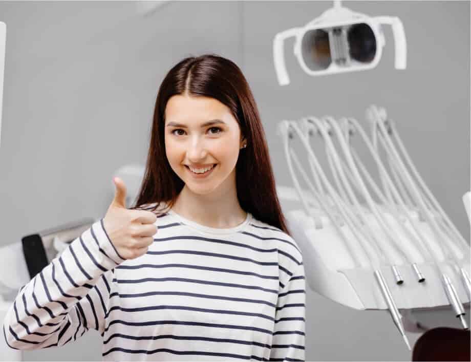 Happy Patient At Dental Office In Mentor, OH